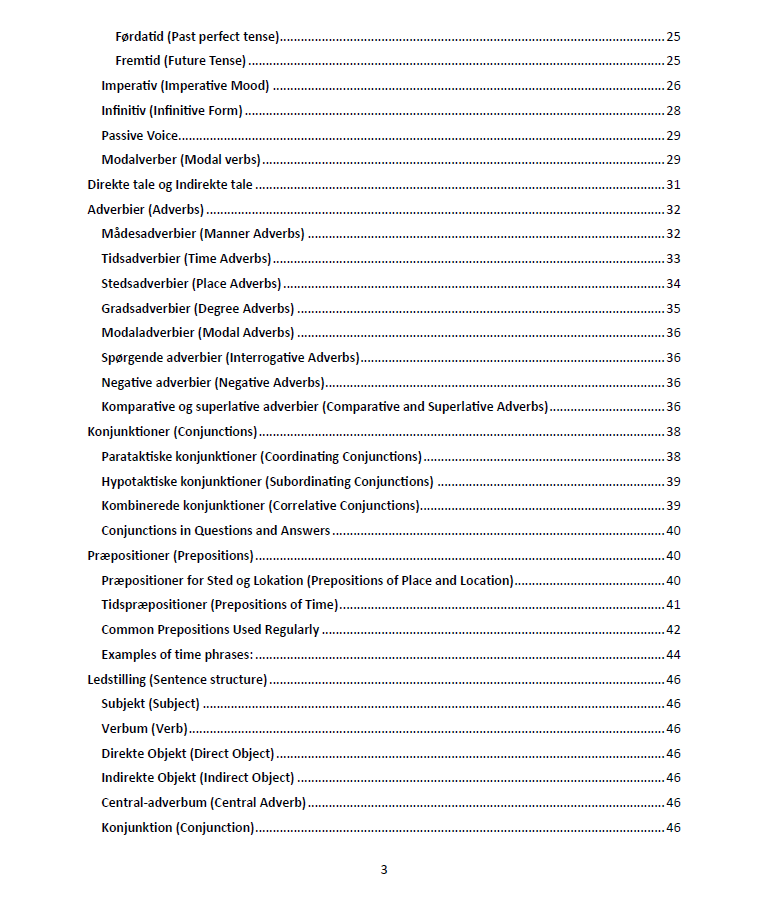 The e-book. My Danish grammar